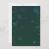 Invitation Glitter Violet Masque Vert Sweet 16 (Dos)