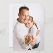 Invitation Glittery Gold Foil Photo Reserva La Fecha (Dos)