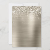 Invitation Glittery Platinum 30e anniversaire (Dos)