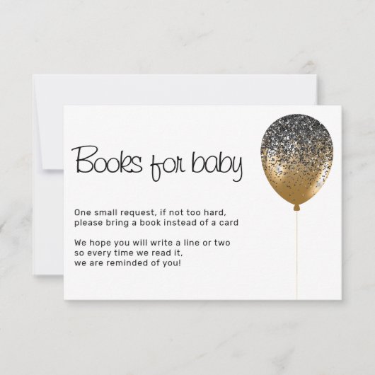 Invitation Glitz Baby shower Anniversaire des livres de fête  (Devant)
