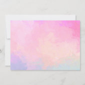 Invitation Glitz Glam Glamor Spa Party Maquillage Anniversair (Dos)