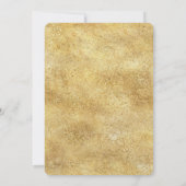 Invitation Glitz Or Abstrait Squiggles (Dos)