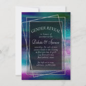 Invitation Glitzy Foil | Holographique Iridescente Ombre Douc (Devant)