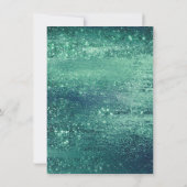 Invitation Glitzy Foil | Seafoam Iridescente Green Communion (Dos)