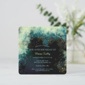 Invitation Glitzy Forest 30e fête d'anniversaire (Debout devant)