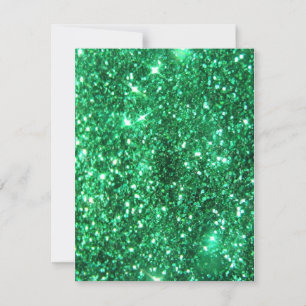 Invitation Glitzy Green