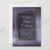 Invitation Glitzy | Indigo Purple (Devant)