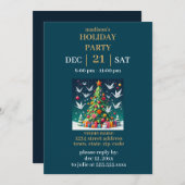 Invitation Global Mashup Christmas Holiday Party (Devant / Derrière)
