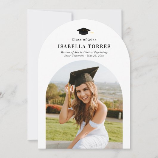 Invitation Glorious Peak Graduation Party (Devant)