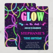 Invitation Glow (Devant / Derrière)