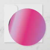 Invitation GLOW Fuchsia Splash Sweet sixteen 16 (Dos)