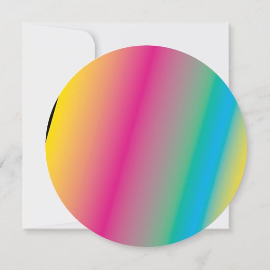 Invitation GLOW Fuchsia Splash Sweet sixteen 16 (Dos)