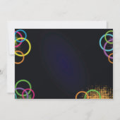 Invitation Glow In Dark Roller Patinage Anniversaire Invitati (Dos)