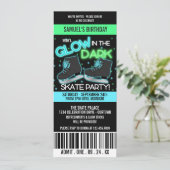 Invitation Glow in the Dark Ice Skating Party (Debout devant)