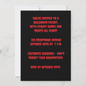 Invitation Glowing Windows Haunted House (Dos)
