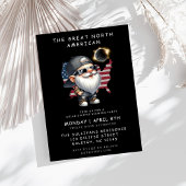 Invitation Gnome 2024 Total Éclipse Solaire Visualisation Par