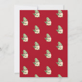 Invitation Gnome Christmas Tree Red Company Christmas Party (Dos)