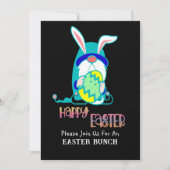 Invitation Gnome & Egg Joyeux Brunch de Pâques (Devant)