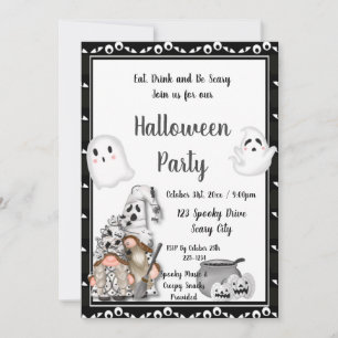 Invitation Gnome Halloween