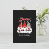 Invitation Gnome pour les vacances Trois Gnomes Noël Paja (Debout devant)