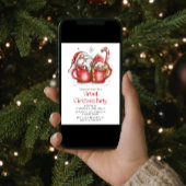 Invitation Gnome Virtual Christmas Party Quarantine Online