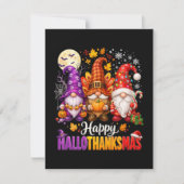 Invitation Gnomes de HalloMerciMas joyeux (Devant)