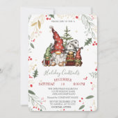 Invitation Gnomes Family Glass Balls Compagnie Noël (Devant)