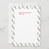 Invitation Gnomes Festifs Joyeux Petite fête de Noël Grey (Dos)