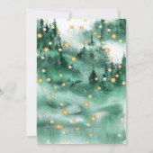 Invitation Gnomes mignons Joyeux Petite fête de Noël (Dos)