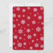 Invitation Gnomes Noël Fête Fête Mignonne Fun Festive (Dos)