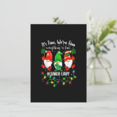 Invitation Gnomes Xmas Light Je vais bien Tout va bien lunc (Debout devant)