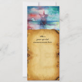 Invitation GNOMON ET DAME DU LAC Parchemin Brown (Dos)