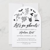Invitation Go Ghouls Éffrayant Whimsical Bachelorette (Devant)