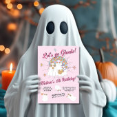 Invitation Go Ghouls Hippie Disco Halloween Anniversaire