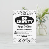 Invitation Go Shawty C'est ton anniversaire, Hip hop Rap Part (Debout devant)