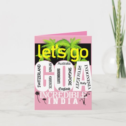 Invitation Goa trip (Devant)