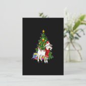 Invitation Goat Ornament Decoration Christmas Tree Xmas Pajam (Debout devant)