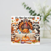 Invitation Gobble jusqu'à ce que nous tourbillons (Debout devant)