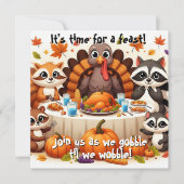 Invitation Gobble jusqu'à ce que nous tourbillons (Devant)