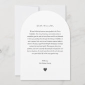 Invitation Godfather Handwritten Proposal Photo Arch  (Dos)