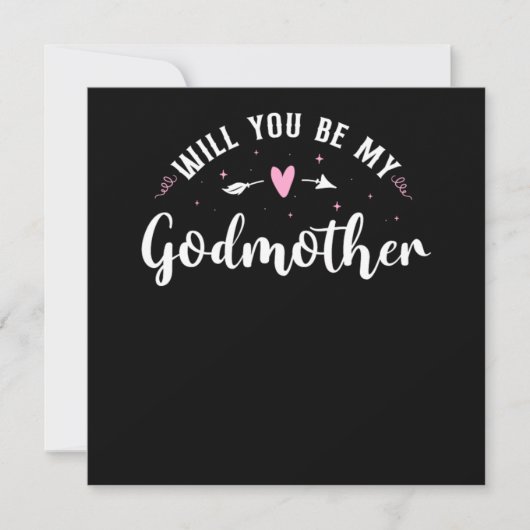 Invitation Godmère Seras-Tu Ma Godmère ? (Devant)