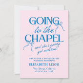 Invitation Going to the Chapel Bachelorette Weekend (Devant)
