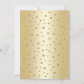 Invitation Gold 70th Birthday Party (Dos)