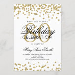 Invitation Gold 80th Birthday Party Parties scintillant Confe<br><div class="desc">Elégant modèle d'invitation à la Parties scintillant Faux de 80e anniversaire Confetti Gold. Idéal pour les fêtes de 80e anniversaire et plus!</div>