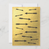 Invitation Gold Adventure Mountain Camping Baby shower tribal (Dos)