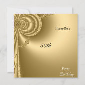Invitation Gold Anniversaire (Devant)