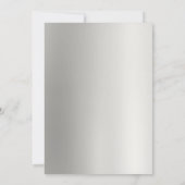 Invitation Gold Arbre de Noël Société Fête de Noël (Dos)