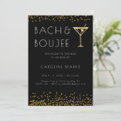 Invitation Gold Bach et Boujee Bachelorette (Debout devant)