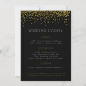 Invitation Gold Bach et Boujee Bachelorette (Dos)