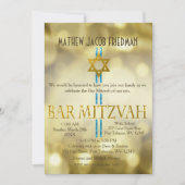 Invitation Gold Bar Mizvah (Devant)